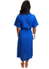 The Perfect Shirt Dress - Royal Drops