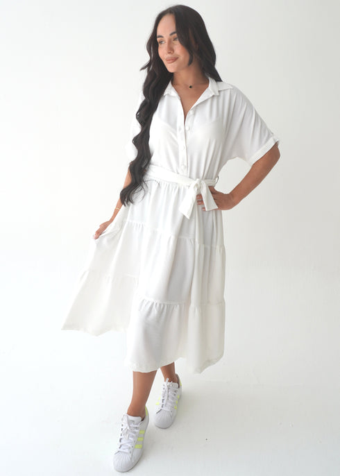 The Riviera Dress - Cy White