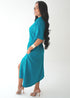 The Perfect Shirt Dress - Emerald Green