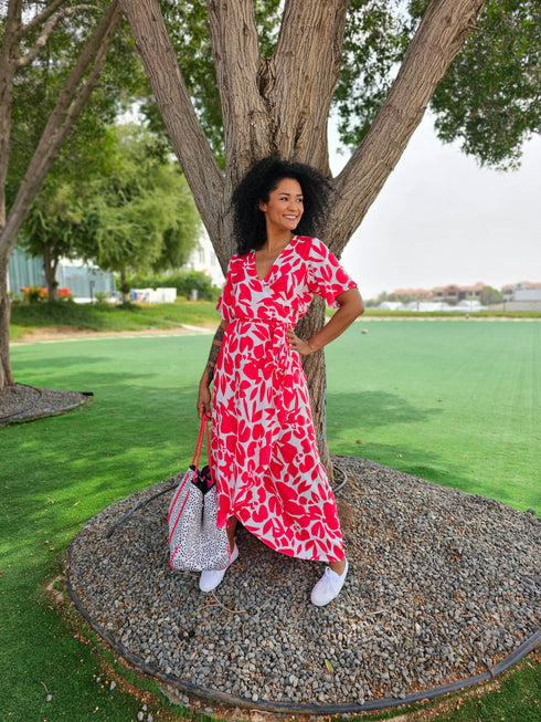 The Maxi Wrap Dress - London Love