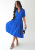 The Riviera Dress - Royal Drops