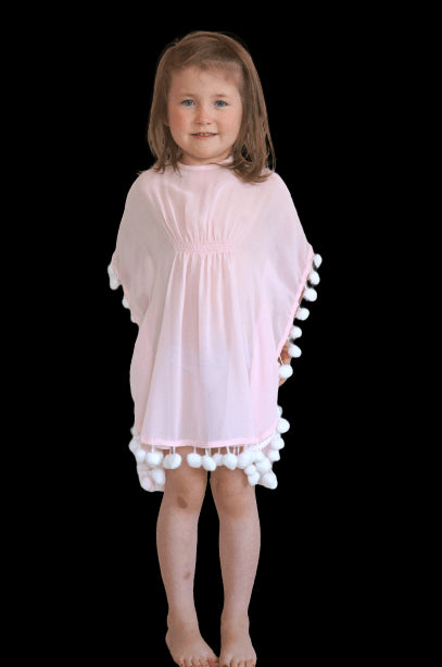 The Little Kaftan - Ice Pink Chiffon