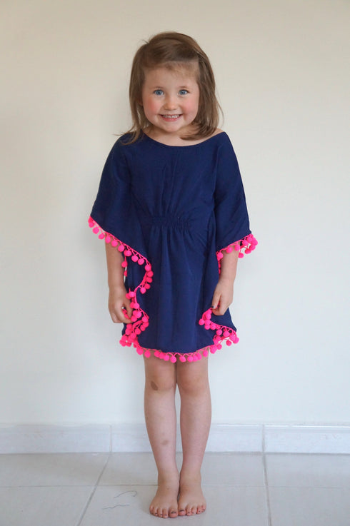 The Little Kaftan - Navy Blue