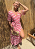 Dress The Pleated Wrap Dress - Strawberry Pleats dubai outfit dress brunch fashion mums