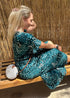Dress The Stretch Wrap Dress - Teal Dream dubai outfit dress brunch fashion mums