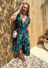 Dress The Stretch Wrap Dress - Teal Dream dubai outfit dress brunch fashion mums