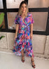 Dress The Stretch Wrap Dress - Tropical Rainbow dubai outfit dress brunch fashion mums