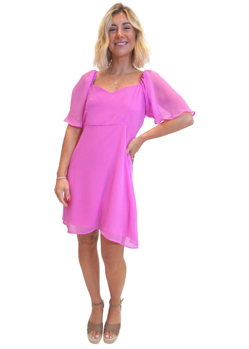 Dress The Summertime Mini - Magenta dubai outfit dress brunch fashion mums