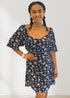 Dress The Summertime Mini - Navy Daisies dubai outfit dress brunch fashion mums