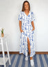 2XS / Long / Mid Sleeve The Helen Dress - Floral Sprays dubai outfit dress brunch fashion mums