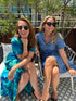 The Lola Shirt Dress - Ditsy Royal dubai outfit dress brunch fashion mums