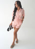 The Neon Star Co-ords - Shirt & Shorts Set - Ice Peach dubai outfit dress brunch fashion mums