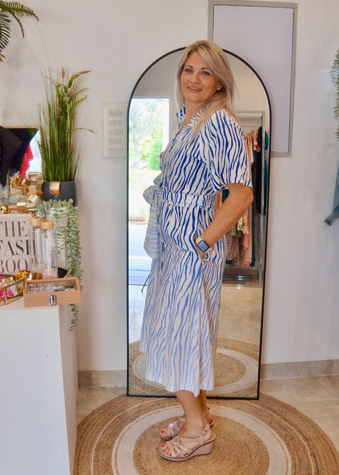 The Perfect Shirt Dress - Zebra Skies dubai outfit dress brunch fashion mums