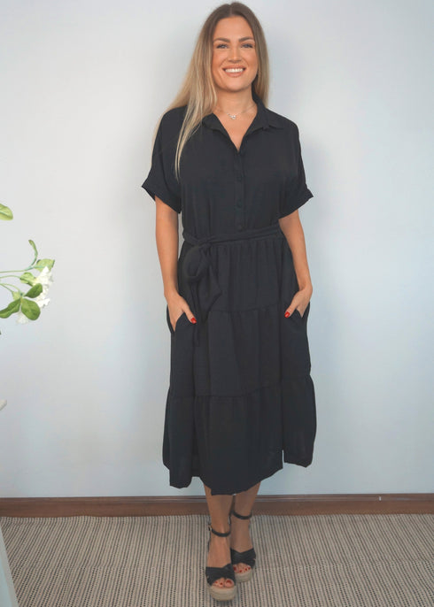 The Riviera Dress - Cy Black dubai outfit dress brunch fashion mums