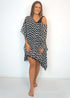 Beach Kaftan The Beach Kaftan - Black & White Painted Chevron dubai outfit dress brunch fashion mums