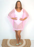 Beach Kaftan The Beach Kaftan - Ice Pink Chiffon dubai outfit dress brunch fashion mums