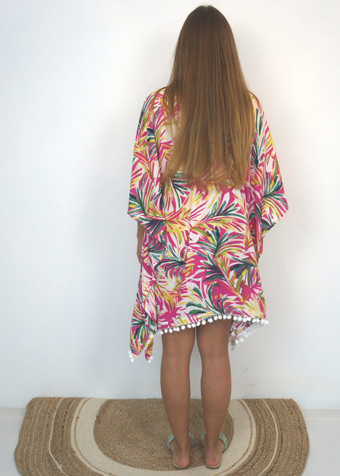 Beach Kaftan The Beach Kaftan - Magenta Palms dubai outfit dress brunch fashion mums