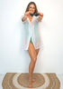 Beach Kaftan The Beach Shirt - White Chiffon dubai outfit dress brunch fashion mums