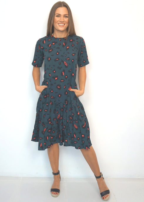 Beach Kaftan The Lakes Dress - Forest Leopard dubai outfit dress brunch fashion mums