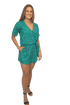 Clothing The Ella Rae Wrap Playsuit - Jade Jungle dubai outfit dress brunch fashion mums