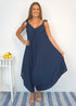 Clothing The Harem Jumpsuit - Deep Navy Summer dubai outfit dress brunch fashion mums