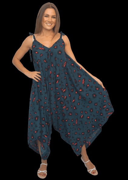 Clothing The Harem Jumpsuit - Forest Leopard dubai outfit dress brunch fashion mums