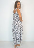 Clothing O/S The Harem Jumpsuit - Pebbles Tie Dye dubai outfit dress brunch fashion mums