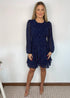 Dress The Dream Dress - Navy Drops dubai outfit dress brunch fashion mums