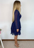 Dress The Dream Dress - Navy Drops dubai outfit dress brunch fashion mums