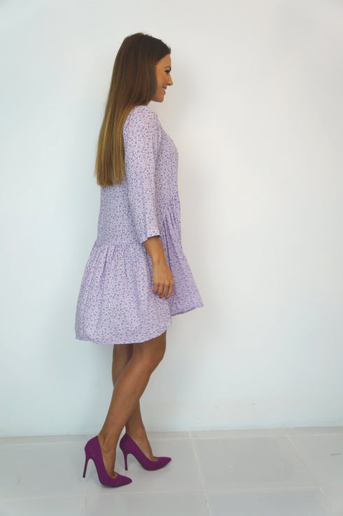 Dress The French Dress - Ditsy Lavender... dubai outfit dress brunch fashion mums