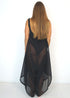 Dress BLACK CHIFFON The Harem Jumpsuit - Black Chiffon dubai outfit dress brunch fashion mums