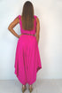 Dress The Harem Jumpsuit - Hot Pink dubai outfit dress brunch fashion mums