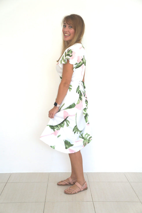 Dress The Maxi Wrap Dress - Palm Breeze dubai outfit dress brunch fashion mums