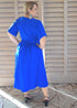 Dress The Midi Wrap Dress - Royal Blue dubai outfit dress brunch fashion mums