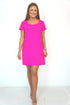 Dress The R Mini Anywhere Dress - Hot Pink dubai outfit dress brunch fashion mums