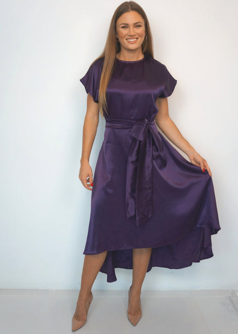 Dresses The Evening Dress - Evening Cadbury Satin dubai outfit dress brunch fashion mums