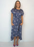 Dresses The Evening Dress - Pink Indigo Satin dubai outfit dress brunch fashion mums