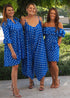 Jumpsuit The Harem Jumpsuit - Royal Blue Polka dubai outfit dress brunch fashion mums