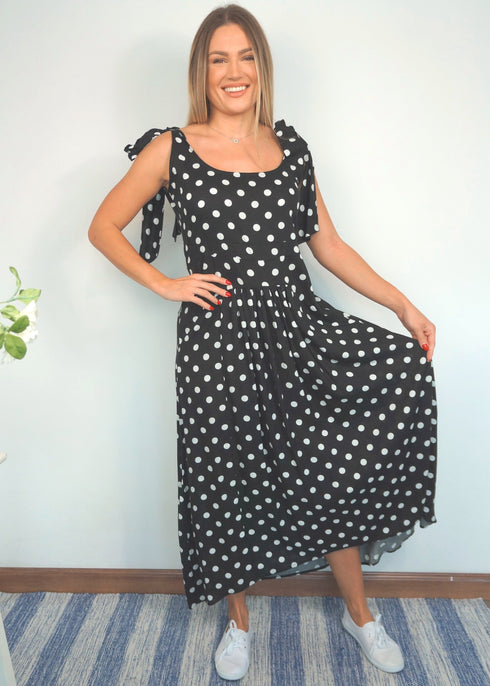 The Bordeaux Maxi - City Polka dubai outfit dress brunch fashion mums