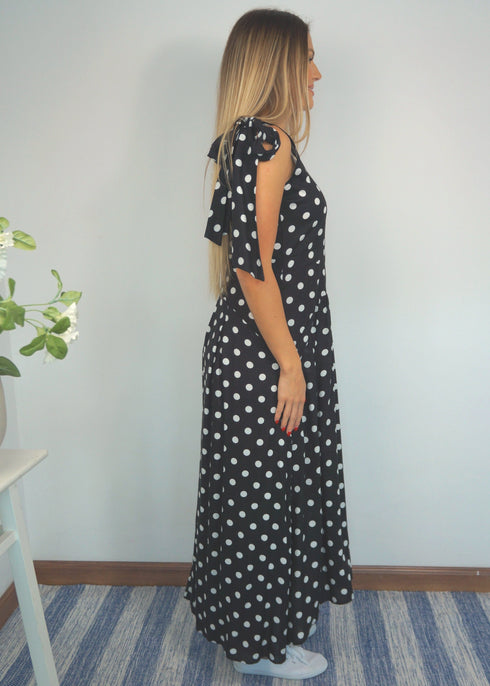 The Bordeaux Maxi - City Polka dubai outfit dress brunch fashion mums