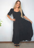 The Brighton Maxi Dress - Cy Black dubai outfit dress brunch fashion mums