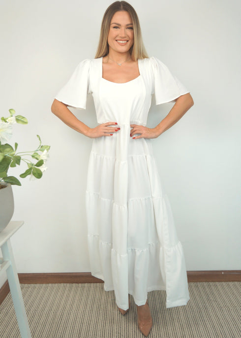 The Brighton Maxi Dress - Cy White dubai outfit dress brunch fashion mums