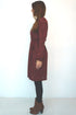 The Classic Dress - Maroon Animal dubai outfit dress brunch fashion mums
