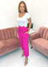 The Easy Trousers - Hot Pink dubai outfit dress brunch fashion mums