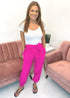 The Easy Trousers - Hot Pink dubai outfit dress brunch fashion mums