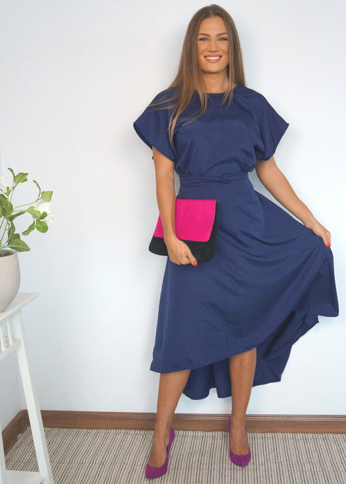 The Evening Dress - Perfect Navy dubai outfit dress brunch fashion mums