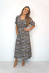 The Helen Dress - Mosaic Sky... dubai outfit dress brunch fashion mums