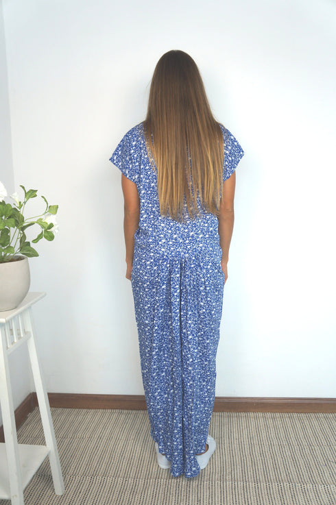 O/S The Kate Maxi Dress - Ditsy Royal dubai outfit dress brunch fashion mums