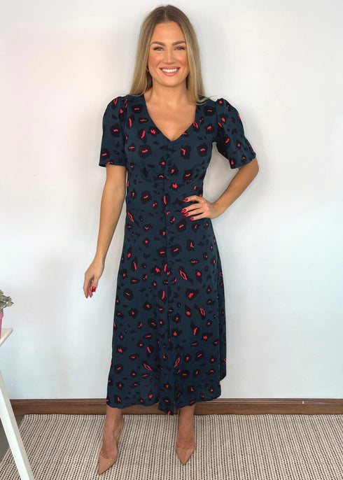 The Kensington Dress - Forest Leopard dubai outfit dress brunch fashion mums