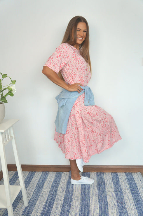 The Lakes Dress - Sketchy Wild Flower dubai outfit dress brunch fashion mums